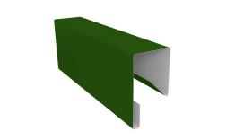 Планка П-образная заборная 17 0,45 PE с пленкой RAL 6002 лиственно-зеленый (2м). Цена: 436 руб. Артикул: 30472
