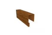 Планка П-образная заборная 17 0,45 Print-Double Elite Golden Wood (3м) – Купить оптом и в розницу