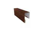 Планка П-образная заборная 17 0,45 Print Elite Chestnut Wood (2м) – Купить оптом и в розницу