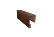 Планка П-образная заборная 17 0,45 Print Premium Cherry Wood Fresh TwinColor (3м) – Купить оптом и в розницу
