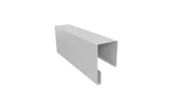 Планка П-образная заборная 17 0,5 Satin с пленкой RAL 9003 сигнальный белый (2,5м). Цена: 612 руб. Артикул: 30642