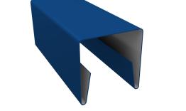 Планка П-образная заборная 24 0,5 PE с пленкой RAL 5005 сигнальный синий (2м). Цена: 447 руб. Артикул: 31828