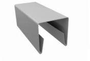 Планка П-образная заборная 24 0,4 PE с пленкой RAL 9003 сигнальный белый (2м) – Купить оптом и в розницу