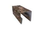 Планка П-образная заборная 20 0,45 Print Elite King Stone TwinColor (3м) – Купить оптом и в розницу