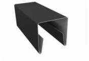 Планка П-образная заборная 20 0,5 GreenCoat Pural BT, matt RR2H3 (RAL 7016 антрацитово-серый) (2,5м) – Купить оптом и в розницу