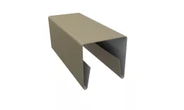 Планка П-образная заборная 20 0,5 Satin с пленкой RAL 1015 светлая слоновая кость (2,5м). Цена: 575 руб. Артикул: 31113