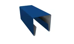 Планка П-образная заборная 20 0,5 Satin с пленкой RAL 5005 сигнальный синий (2м). Цена: 460 руб. Артикул: 31301