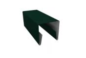 Планка П-образная заборная 20 0,5 Satin с пленкой RAL 6005 зеленый мох (2,5м) – Купить оптом и в розницу