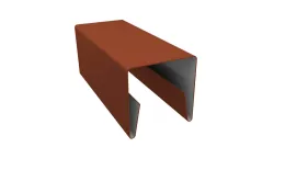Планка П-образная заборная 20 0,5 Satin с пленкой RAL 8004 терракота (2,5м). Цена: 575 руб. Артикул: 31134