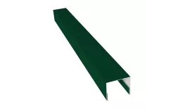 Планка П-образная заборная 24 0,45 Drap RAL 6005 зеленый мох (2,5м). Цена: 612 руб. Артикул: 31432