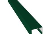 Планка П-образная заборная 24 0,45 Drap RAL 6005 зеленый мох (2,5м) – Купить оптом и в розницу