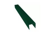 Планка П-образная заборная 24 0,45 PE-Double с пленкой RAL 6005 зеленый мох (2,5м) – Купить оптом и в розницу