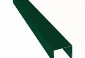 Планка П-образная заборная 24 0,45 PE-Double с пленкой RAL 6005 зеленый мох (2м) – Купить оптом и в розницу