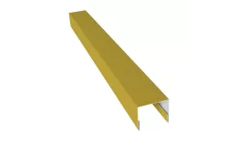 Планка П-образная заборная 24 0,45 PE с пленкой RAL 1018 цинково-желтый (3м). Цена: 653 руб. Артикул: 31691
