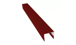 Планка П-образная заборная 24 0,45 PE с пленкой RAL 3011 коричнево-красный (2,5м). Цена: 545 руб. Артикул: 31458