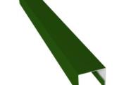 Планка П-образная заборная 24 0,45 PE с пленкой RAL 6002 лиственно-зеленый (2,5м) – Купить оптом и в розницу