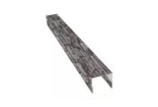 Планка П-образная заборная 24 0,45 Print Elite Fine Stone TwinColor (2,5м) – Купить оптом и в розницу