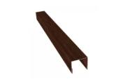 Планка П-образная заборная 20 0,4 Print Premium Cherry Wood Fresh TwinColor (2м) – Купить оптом и в розницу