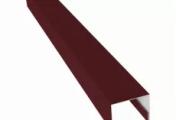 Планка П-образная заборная 24 0,5 Satin Matt TX RAL 3005 красное вино (3м) – Купить оптом и в розницу