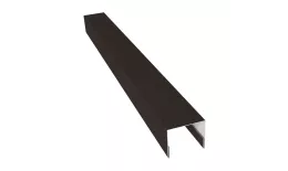 Планка П-образная заборная 24 0,5 Satin Matt TX RR 32 темно-коричневый (2м). Цена: 569 руб. Артикул: 31761