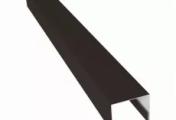 Планка П-образная заборная 24 0,5 Satin Matt TX RR 32 темно-коричневый (3м) – Купить оптом и в розницу