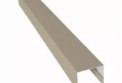 Планка П-образная заборная 24 0,5 Satin с пленкой RAL 1015 светлая слоновая кость (2,5м) – Купить оптом и в розницу