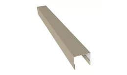 Планка П-образная заборная 24 0,5 Satin с пленкой RAL 1015 светлая слоновая кость (2,5м). Цена: 612 руб. Артикул: 31595