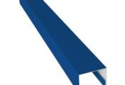 Планка П-образная заборная 24 0,5 Satin с пленкой RAL 5005 сигнальный синий (2,5м) – Купить оптом и в розницу