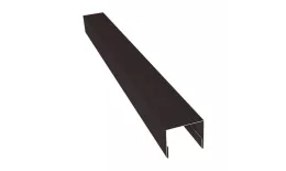 Планка П-образная заборная 17 0,5 Drap TX RR 32 темно-коричневый (3м). Цена: 755 руб. Артикул: 30761
