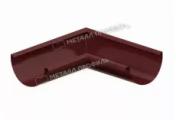 Угол желоба внутренний МЕТАЛЛ ПРОФИЛЬ Foramina PUR D150 Ral 8017 – Купить оптом и в розницу
