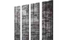 Штакетник Grand Line Twin 0,45 Print Elite Fine Stone Камень. Цена: 134 руб. Артикул: Twin_25