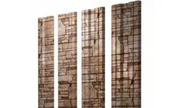 Штакетник Grand Line Twin 0,45 Print Elite Sand Stone Камень песчаник. Цена: 134 руб. Артикул: Twin_11