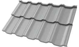 Металлочерепица Grand Line Квинта Уно (Kvinta Uno) 0,45 Полиэстер RAL 9006 бело-алюминиевый. Цена: 602 руб. Артикул: GrandLineKU-pe9006