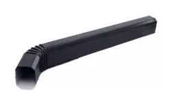 Труба прямоугольная Grand Line Vortex Matt 1м с коленом RAL 7024 Серый. Цена: 507 руб. Артикул: GrandLine-metvod_47