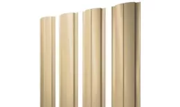 Штакетник Grand Line Slim Полукруглый 0,45 PE RAL 1014 Слоновая кость. Цена: 94 руб. Артикул: Slim_Crug_106