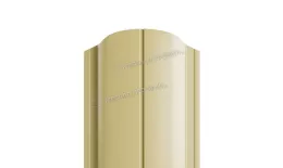 Штакетник Металл Профиль ELLIPSE-O (Закругленный) РЕ 0,4 мм RAL 1014 Слоновая кость. Цена: 134 руб. Артикул: MP_Sht_156