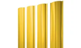 Штакетник Grand Line Slim Полукруглый 0,45 PE RAL 1018 Цинково-желтый. Цена: 101 руб. Артикул: Slim_Crug_108
