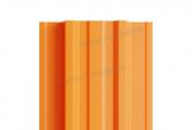 Штакетник Металл Профиль TRAPEZE-Т (Прямой) РЕ 0,45 мм RAL 2004 Оранжевый – Купить оптом и в розницу
