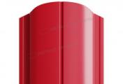 Штакетник Металл Профиль ELLIPSE-O (Закругленный) РЕ 0,45 мм RAL 3003 Рубиново-красный – Купить оптом и в розницу