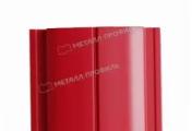Штакетник Металл Профиль ELLIPSE-Т (Прямой) Полиэстер 0,45 мм RAL 3003 Рубиново-красный – Купить оптом и в розницу