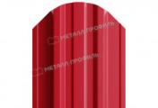 Штакетник Металл Профиль TRAPEZE-O (Закругленный) РЕ 0,45 мм RAL 3003 Рубиново-красный – Купить оптом и в розницу