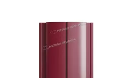 Штакетник Металл Профиль ELLIPSE-Т (Прямой) Полиэстер 0,45 мм RAL 3005 Красное вино. Цена: 138 руб. Артикул: MP_Sht_240