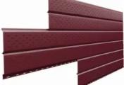 Софит металл перфорированный Металл Профиль Lбрус NormanMP 0,5 мм RAL 3005 красное вино – Купить оптом и в розницу