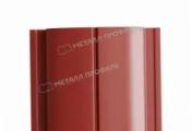 Штакетник Металл Профиль ELLIPSE-Т (Прямой) Полиэстер 0,45 мм RAL 3009 Оксидно-красный – Купить оптом и в розницу