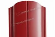 Штакетник Металл Профиль ELLIPSE-O (Закругленный) РЕ 0,4 мм RAL 3011 Коричнево-красный – Купить оптом и в розницу