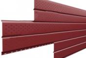 Софит металл перфорированный Металл Профиль Lбрус PURMAN 0,5 мм RAL 3011 коричнево-красный – Купить оптом и в розницу