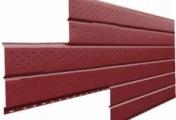Софит металл перфорированный Металл Профиль Lбрус NormanMP 0,5 мм RAL 3011 коричнево-красный – Купить оптом и в розницу