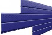 Софит металл перфорированный Металл Профиль Lбрус PE 0,45 мм RAL 5002 ультрамариново-синий – Купить оптом и в розницу