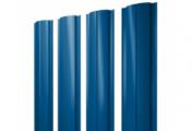 Штакетник Grand Line Slim Полукруглый 0,45 PE RAL 5005 Сигнальный синий – Купить оптом и в розницу
