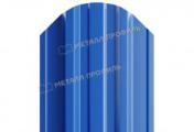 Штакетник Металл Профиль TRAPEZE-O (Закругленный) PURMAN 0,5 мм RAL 5005 Сигнальный синий – Купить оптом и в розницу